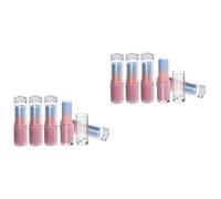 MERRYHAPY 10pcs DIY Empty Lip Balm Containers Girls Lipstick Tubes Material Safe Odorless Convenient for Travel