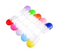 MERRYHAPY 10pcs False Lashes Storage Box Lash Case Seal Eyelash Organiser for Individual Cluster