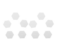 MERRYHAPY 10pcs Hexagonal Ceramic Coral Holder Frag Rack Aquarium Coral Breeding Bases Bracket Fish Tank Accessory for Marine and Reef Aquariums