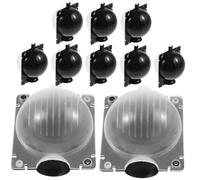 MERRYHAPY 10pcs Plant Rooting Boxes for Grafting and Air Layering Propagation High-pressure Rooting Devices with Half Black Half Transparent Design Suitable for Roses Trees Fruit Plants