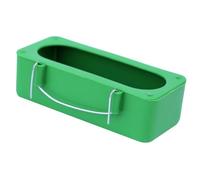 MERRYHAPY 10pcs Plastic Pigeon Feeding Trough Bird Feeder for Small Birds and Parrots, Easy to Clean and Prevent Food from Dirty, Suitable for Home and Shop Use