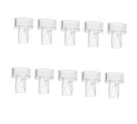 MERRYHAPY 10pcs Silicone Breast Pump Valves Anti-backflow Duckbill Replacements for Manual Breastfeeding Pumps Comfortable Grip Safe Skin-Friendly