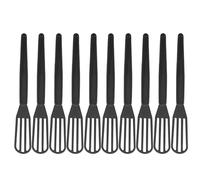 MERRYHAPY 10pcs Thick Plastic Whisks Hair Color Mixer Cream Dye Stirrer for Uniform Blending Tint Applicator Spoon for Salon Barber Hairdressing Dye Mixing Tools