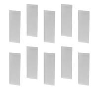 MERRYHAPY 10pcs Zinc Anode Plates for Electroplating Experiments and Fruit Battery Making, Pure Zinc Sheets with User-friendly Design for Scientific Applications and Laboratory Use