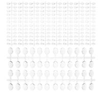 MERRYHAPY 12 Sets Nail Art Color Card Sample Fake Nails Dots Transparent