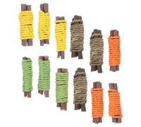 MERRYHAPY 12pcs Chewing Sticks for Small Animals Molar Rods for and Guinea Pigs Comforting Chewing Playthings Made from Branch Fun Pet Toys to Reduce Boredom