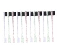 MERRYHAPY 12Pcs Dual Tip Eyebrow Brush Premium Makeup Supplies with Edge Comb for Eyebrow Grooming and Shaping Lightweight and Portable for Application