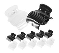 MERRYHAPY 12pcs Hair Curler Styling Clamps Volumizing Roller Clips Hot Roller Jaw Clip Heat Protection Hair Curler for Women Girls Electric for Styling