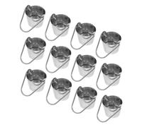 MERRYHAPY 12Pcs Miniature Iron Buckets Miniature Garden Decoration for Dollhouse Creative Hand-eye Coordination Early Learning Accessory