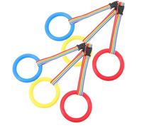 MERRYHAPY 12pcs Montessori Walking Rope with Detachable Ring Handles Safety Wrist Strap for Preschool Teacher Supplies Outdoor Kindergarten Group Management