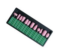 MERRYHAPY 12pcs Nail Polishing for Professional Manicure Electric Nail Grinding Accessories for Gel Wool Grinding Bits for Reshaping and Polishing
