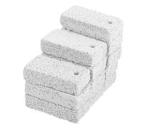 MERRYHAPY 12PCS Small Pet Molar Stones Volcanic Grinding Stone for Hamsters Guinea Pigs Rabbits Multi Purpose Calcium Supplement Exercise Tool Light Grey