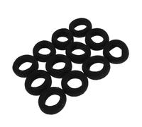 MERRYHAPY 12Pcs Thick Elastic Hair Ties Rope Ponytail Holder for Women High Stretch Thick Hair Bands for Curly Messy Bun for Exercise Workout Travel