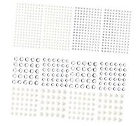 MERRYHAPY 12sheets Nail Charms and Rhinestone Stickers for Makeup and Crafts Self-adhesive Decorative Stickers for Nail Art Face Jewels and Projects