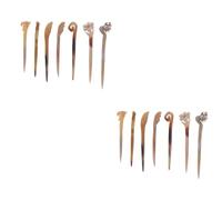 MERRYHAPY 14pcs Vintage Hair Sticks Hair Accessories for Women Elegant Updo for Charming Hairstyles Sturdy and Beautiful Retro Design