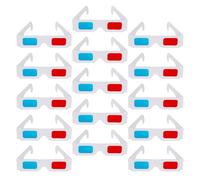 MERRYHAPY 150PCS Red Cyan Cardboard Glasses for Dvd Comic Books Stem Science Projects Party Favor Eyewear with Frame Disposable Design