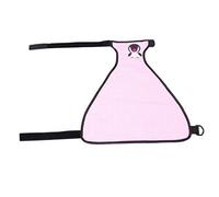 MERRYHAPY 1pc Adjustable Pet Belly Cover Chequer Pattern for Dogs and Puppies Lightweight and Breathable Design Pink for Wet Weather