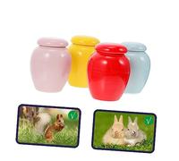 MERRYHAPY 1Pc Ceramic Pet Ash Urn Collection Durable Animal Ash Storage Lid for Pets for Pet Memorials
