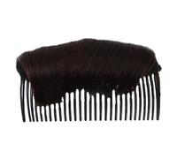 MERRYHAPY 1pc Hair Bump Clip Volume Insert Tool for Enhanced Hair Style Self-gripping Base for Weddings Parties and Everyday Use Deep Brown