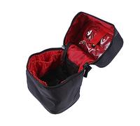 MERRYHAPY 1pc Multifunctional Travel Toiletry Bag Large Capacity Cosmetic Organizer for Women Portable Makeup Storage for Daily Use and Travel Black Red
