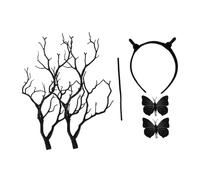 MERRYHAPY 1pc Reindeer Antler Headband for Christmas Parties Soft Material Cosplay Headdress Festive Accessory for Photography Props Family Fun