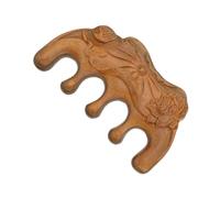 MERRYHAPY 1pc Sandalwood Massage Comb Wide Tooth Hair Comb for Scalp and Relaxation Skin-friendly Wooden Design for Daily Use for and Headache Relief