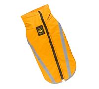MERRYHAPY 1pc Windproof Dog Raincoat Thick Coat for Dogs Rainproof Apparel High Collar Design for Outdoor Adventures and Rainy Days Ginger Color