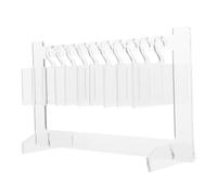 MERRYHAPY 1set Acrylic Transparent Nail Art Display Board Hanger Shaped Organizer for False Nails Portable for Salon Use Compact and Clear Design Showcase Various