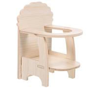 MERRYHAPY 1set Miniature Wooden Hamster Chair with Tray Comfortable High Chair for Pets for Hamsters Mice and Guinea Pigs Dining and Resting for Tiny Animals