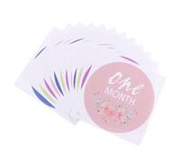 MERRYHAPY 1set Month Stickers for Newborn Photography Photo Props Self-adhesive Age Keepsakes for Social Media Sharing Material