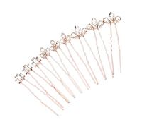 MERRYHAPY 1set Rose Gold Versatile Bridal Hair Accessories Hair Clips for Weddings Parties Engagements and Special Occasions Unique and Glittering Wedding Hairpiece