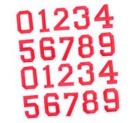 MERRYHAPY 2 Sets Self-Adhesive Stickers for T-Shirts Football Shirt DIY Cloth Decor Black with White Frame Multipurpose Patch for Covering Stains and Repairing