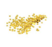MERRYHAPY 2000pcs Golden Pentagram Sequins Festive Confetti for Party Birthday Wedding and Celebrations Cute Decorative Sprinkles for Invitations and Embellishments