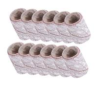 MERRYHAPY 200pcs White Nail Sanding Bands Grit Nail Drill Bits for Manicure Gel Polish Removal Art Shaping and Smoothing Tools for Salon and Home Use