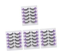 MERRYHAPY 20pairs Natural False Eyelashes with Box Comfortable Lightweight Makeup Eye Lashes for Seamless Application Reusable Half Lashes for Daily Wear