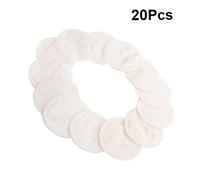 MERRYHAPY 20pcs Bamboo Fiber Makeup Remover Pads Double Layer Face Wash Cloths for Eyes Face Reusable Washable