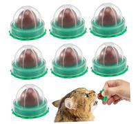 MERRYHAPY 20pcs Cat Snacks Candy Catnip Licking Treats for Cats Random Flavor Nutritional Fish Glue Ingredients to Support Health Easy to Use Cover