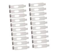 MERRYHAPY 20pcs Computer Case Blank Steel Bit Block for Mini Chassis Ventilation Deflector and Pci Expansion Blank Plate for Gaming Computer Case Setup
