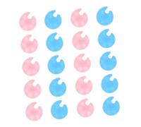 MERRYHAPY 20pcs Mini Cartoon Nail Mixing Reusable Manicure for Nail Art Paint Mixing and Displaying Finished Designs for Professionals and Home Use