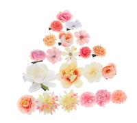 MERRYHAPY 21pcs Flower Shaped Hair Clip for Girls Decorative Floral Hair Accessories for Parties and Everyday Wear Adorable Hairpins