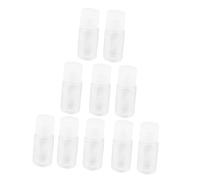 MERRYHAPY 24pcs 10ml Travel Makeup Lotion Bottles Cosmetic Dispensers Flip Cap Refillable Plastic Bottles for Toiletry and Skincare Storage