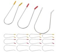 MERRYHAPY 24Pcs Heat-Resistant U Shaped Hairdressing Curl Clips for Electric Hot Rollers 2.54Cm, 3.2Cm, 3.81Cm Replacement Curler Clips for Women’S Hair Styling and Salon Use