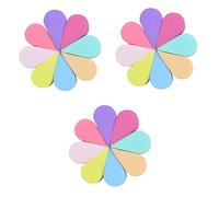 MERRYHAPY 24pcs Petal Shape Cleaning Sponges for Face Makeup Removal Gentle Facial Cleansing Tool Suitable for Skin Types Mixed for Beautiful Glowing Skin