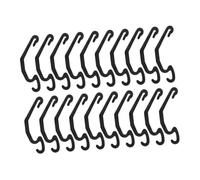 MERRYHAPY 24pcs Wire Cage Clips Durable Plastic Fastening Buckles for Rabbit Hamster Cages Detachable Connector Clamps Compact Design for Small Pet Activity Spaces