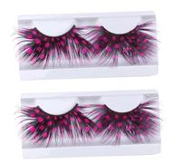 MERRYHAPY 2pairs Eyelashes Extra Extension Eye Makeup False Eyelashes for Extensions Party Use