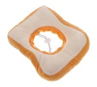 MERRYHAPY 2pcs Cat Recovery Collar Creative Bite Cat Collar Soft and Breathable Pet Neck Funny Bread Shape Design for
