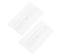 MERRYHAPY 2pcs Clear Fire Alarm Switch Cover Replacement Glass Break Panel Manual Call Point Protection for Emergency Safety in Commercial and Residential Use