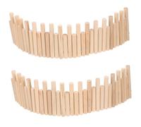 MERRYHAPY 2pcs Climbing Toy for Hamsters Wooden Ladder Hedgehog Cave Small Pet Exercise Mental Health Care