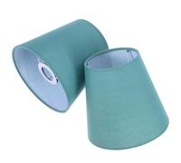 MERRYHAPY 2pcs Cloth Lamp Shades Replacement Covers Modern Tapered Drum Shape for Ceiling Lampshade Suitable for E14 Bedside Lamps Simple Installation Eye Protection
