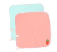 MERRYHAPY 2pcs Cute Drool Bibs for Triangle Bandana Bibs Soft Absorbent for Teething Feeding Multi-purpose Girl Accessories